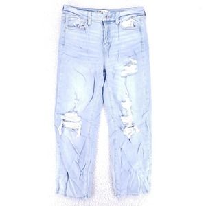 So Jeans Denim Cotton Womens SZ 9 Blue Straight Stretch VTG High Rise 90s Slim